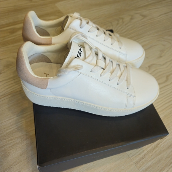 ASH platform sneakers, white color and beige...use twice, looks like new size 37 - Picture 2 of 5